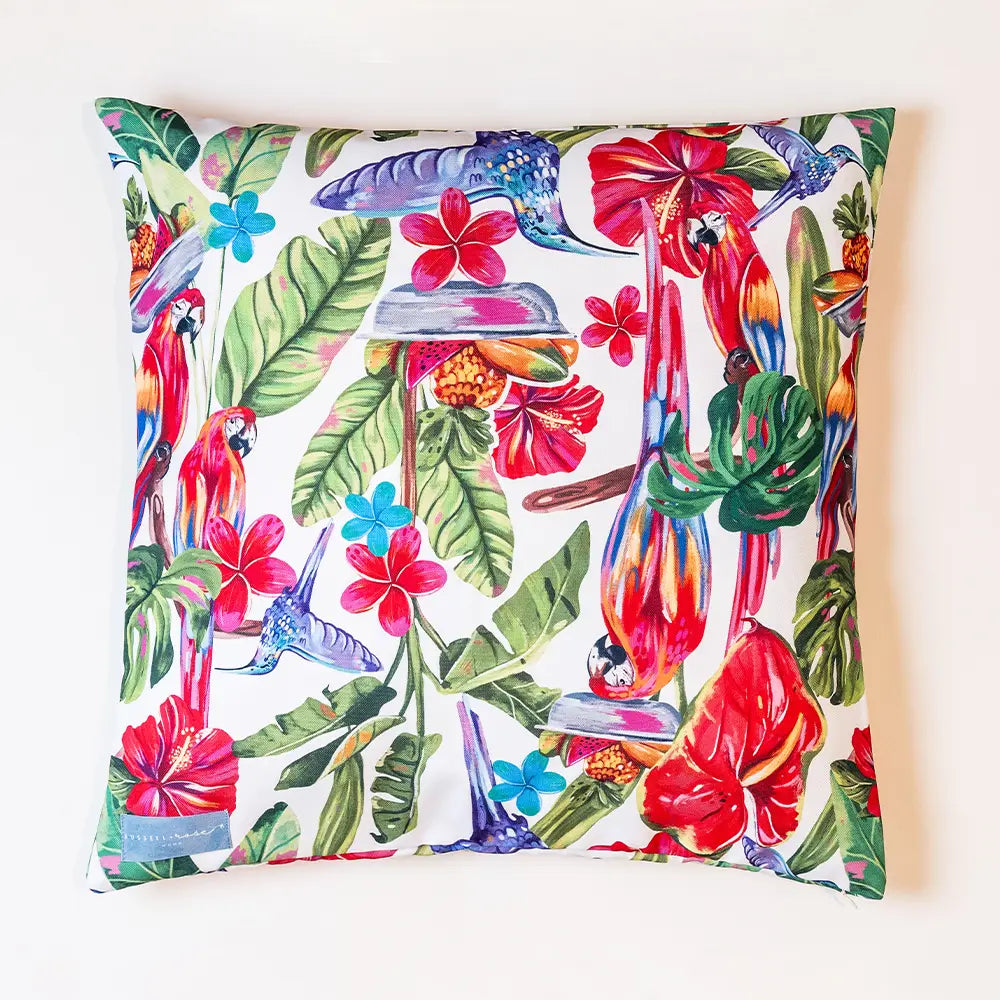 Caribbean Lovestory Cushion Covers - White - Cushion