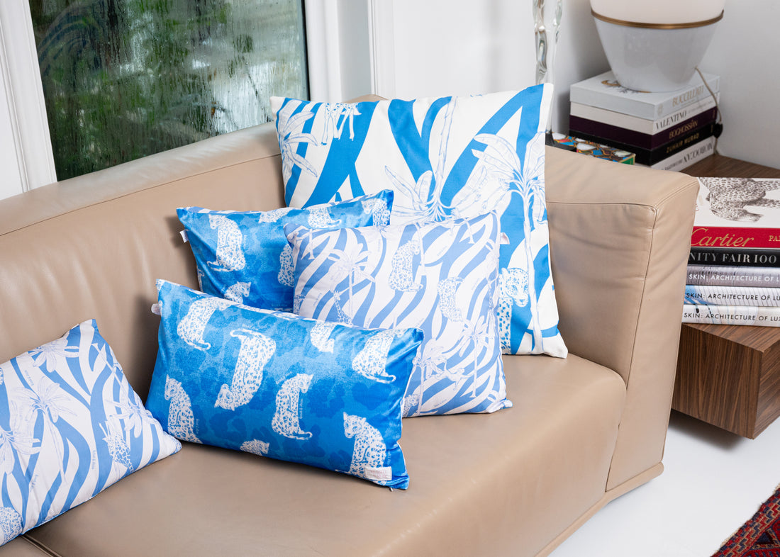 Midnight safari Lumbar cushion cover - Cushion