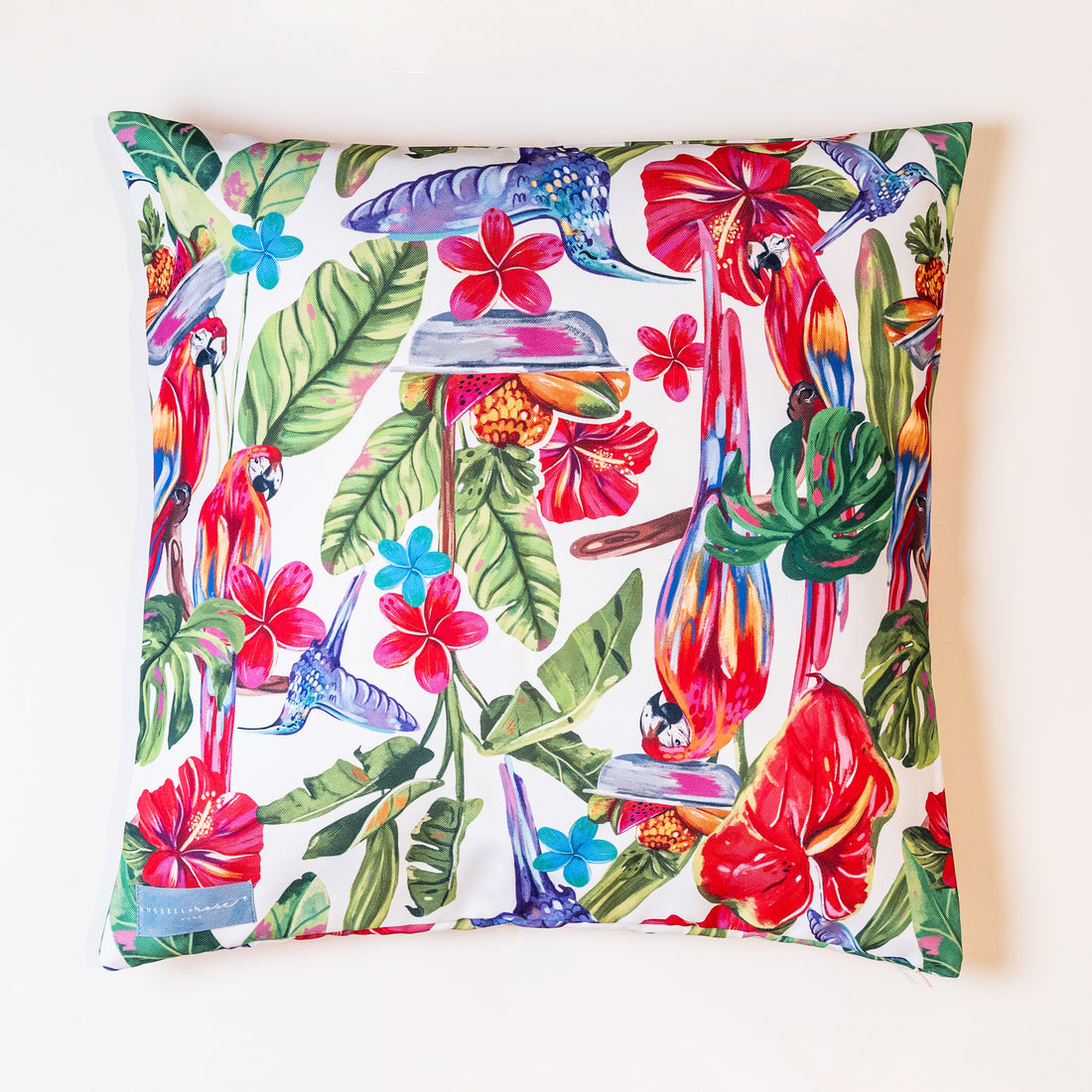 Caribbean Lovestory Linen Cushion Covers - White / 60*60 - Cushion