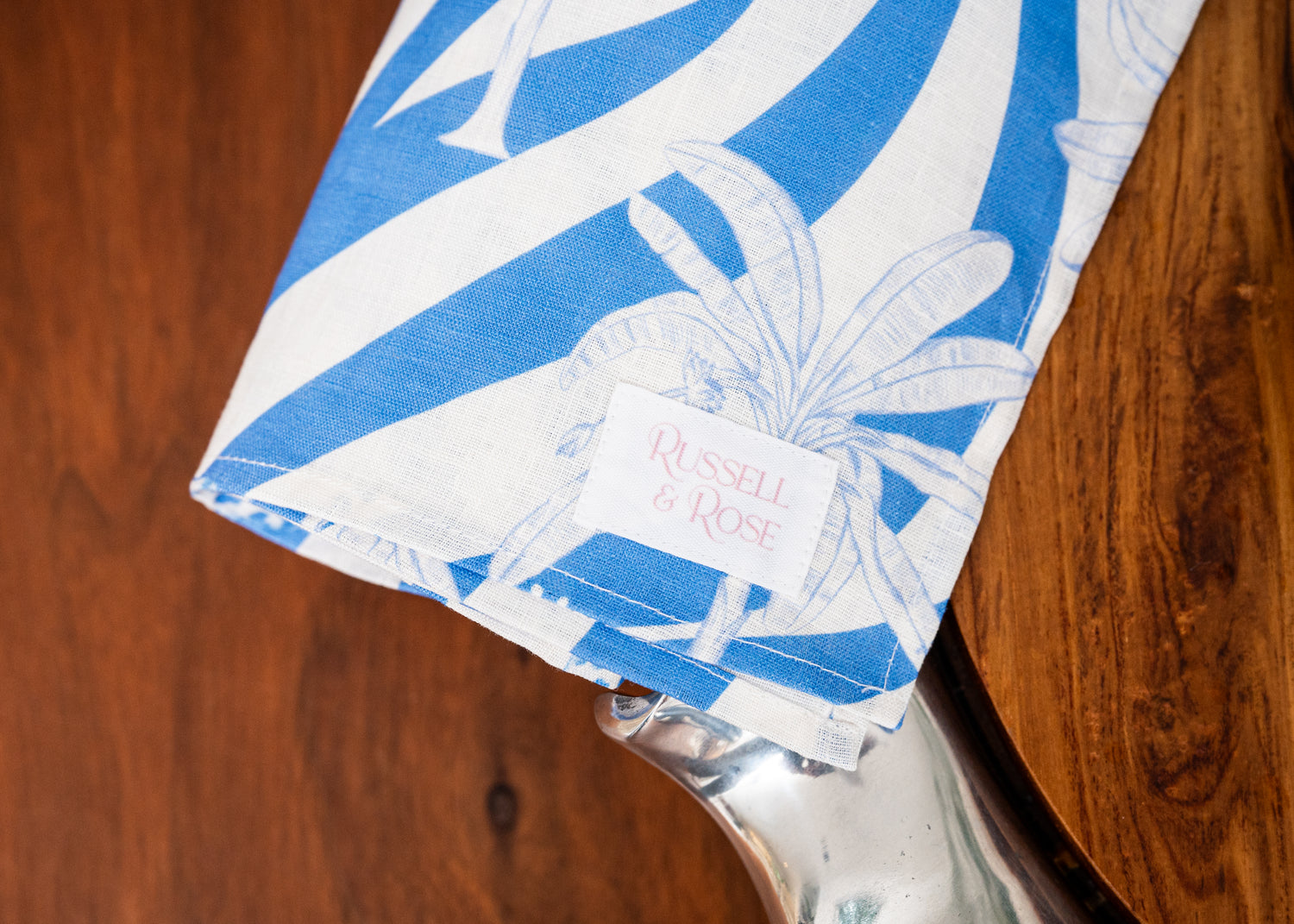 Midnight safari printed 100% linen napkins - Napkins