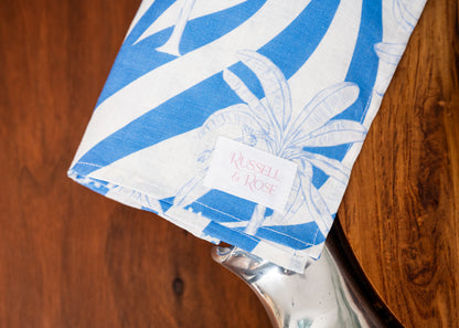 Midnight safari printed 100% linen napkins - Napkins