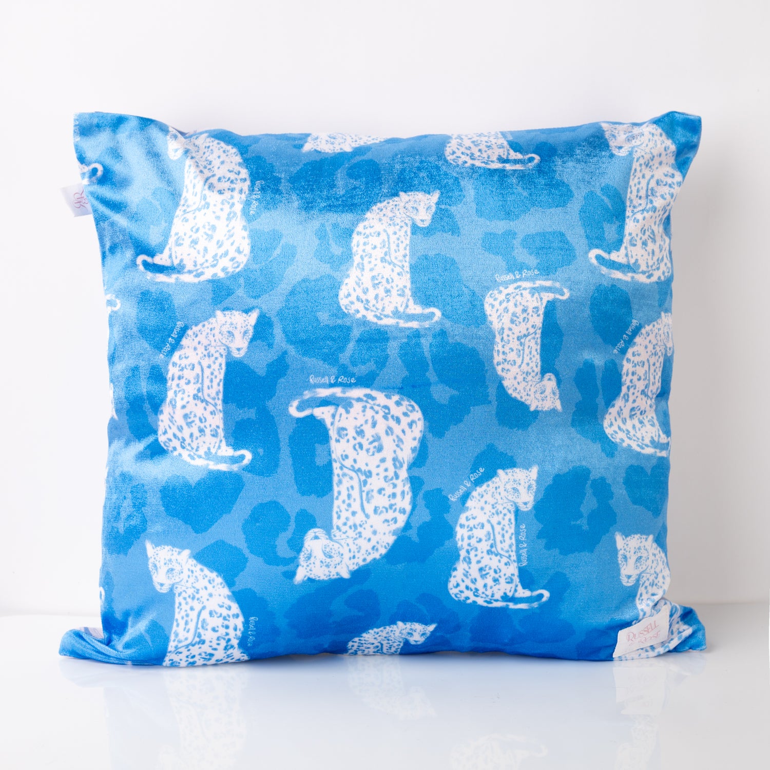 Midnight Safari Square Cushion Cover Double sided print. - Cushion