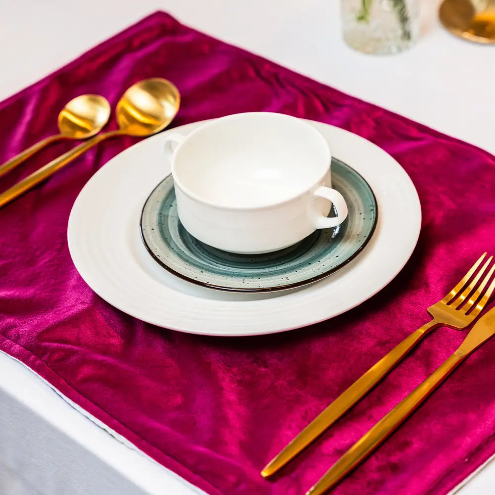 Reversible Embroidered Placemat (2 pcs) - Placemats