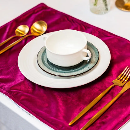 Reversible Embroidered Placemat (2 pcs) - Placemats