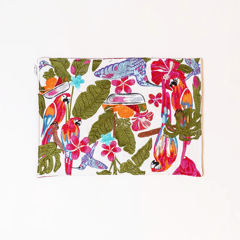 Reversible Embroidered Placemat (2 pcs) - Placemats